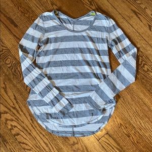 Striped Lululemon long sleeve shirt